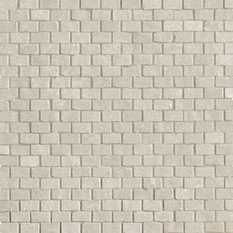 Плитка 31x31 9мм Maku Grey Brick Mosaico Fmj6 матовая серый камень Fap Ceramiche