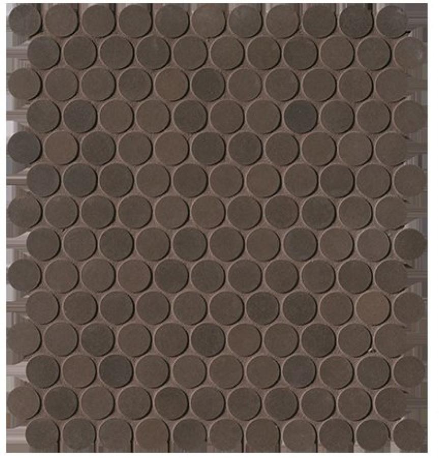 Плитка 33x30 9мм Milano&floor Corten Round Mosaico Matt Fnsw матовая коричневый Fap Ceramiche