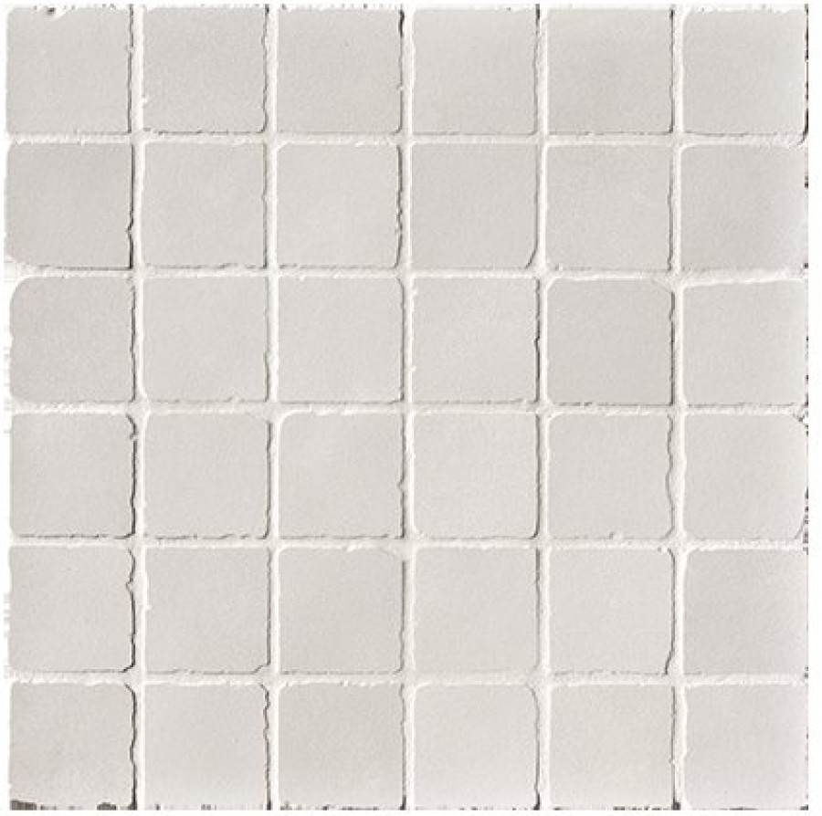 Плитка 30x30 9мм Milano&floor Bianco Macromosaico Anticato Matt Fns0 матовая белый бетон, цемент Fap Ceramiche