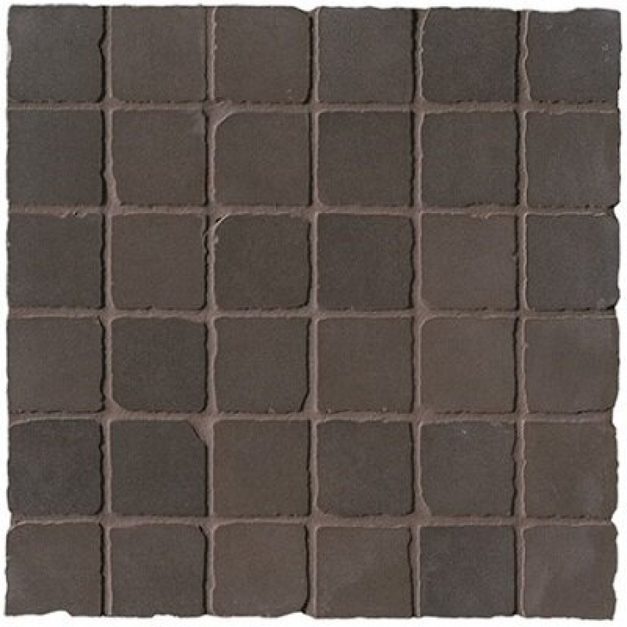 Плитка 30x30 9мм Milano&floor Corten Macromosaico Anticato Matt Fns1 матовая коричневый бетон, цемент Fap Ceramiche