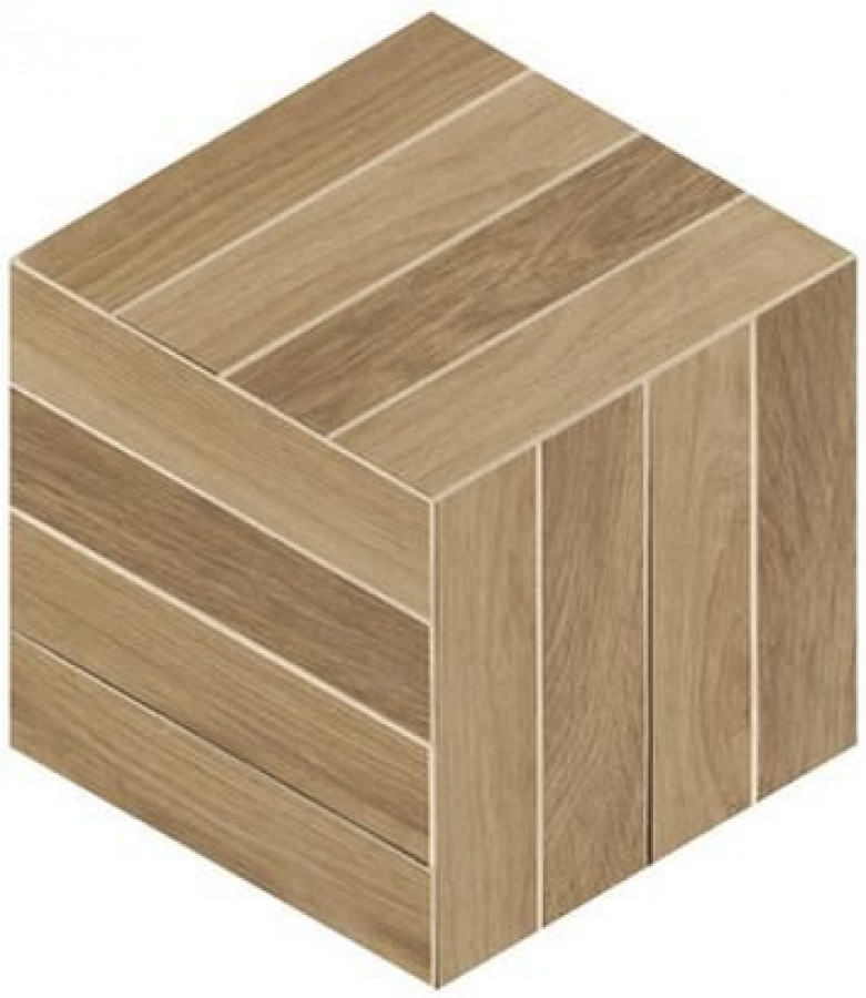 Плитка 43x38 9мм Nest Natural Cube Mosaico Matt Fobd матовая бежевый Fap Ceramiche