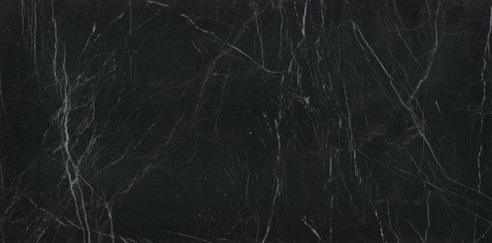 Плитка 150x75 10мм Roma Diamond 150 Nero Reale Brillante Fnef глянцевая черный мрамор Fap Ceramiche