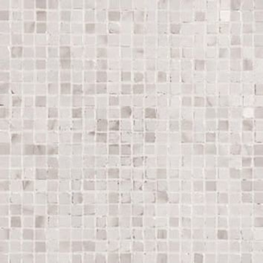 Плитка 30x30 9мм Roma Calacatta Micromosaico Flyp матовая белый мрамор Fap Ceramiche