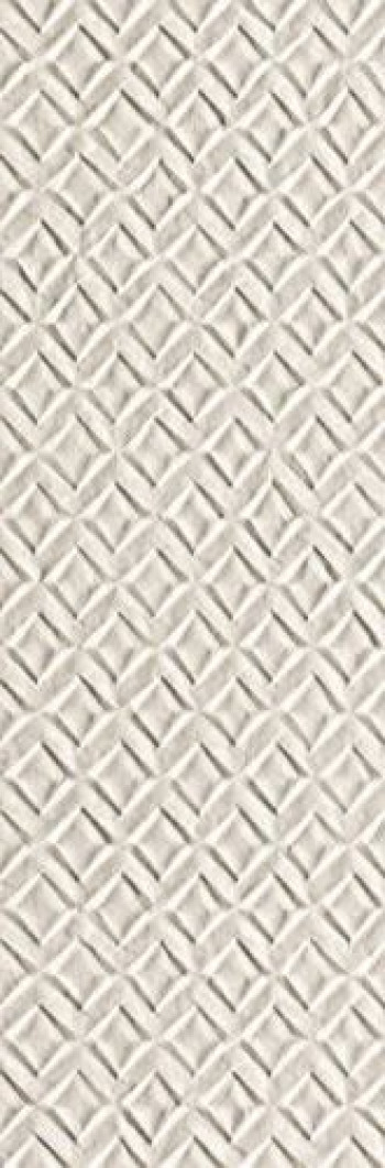 Плитка 75x25 Sheer Drap White Frev с рельефом белый бетон, цемент, краска, штукатурка Fap Ceramiche
