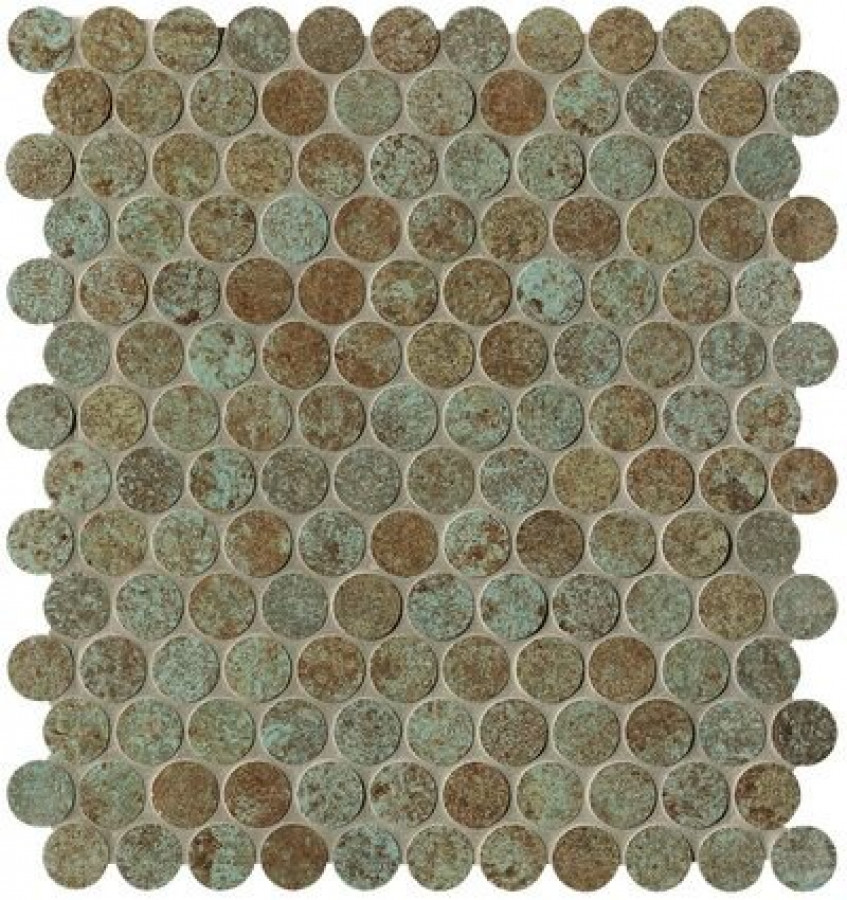 Плитка 33x30 Sheer Deco Rust Round Mosaico Fpdj Fap Ceramiche