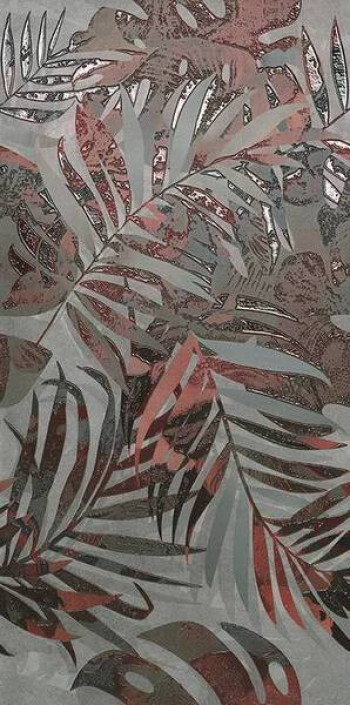 Плитка 160x80 Fap Murals Tropic Ibisco Fqk2 микс серый краска, штукатурка, под обои, с рисунком Fap Ceramiche