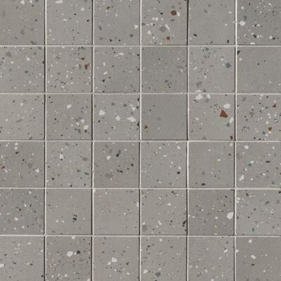 Плитка 30x30 Milano Mood Gocce Nebbia Gres Macromos Satin Fqhn сатинированная серый бетон, цемент Fap Ceramiche
