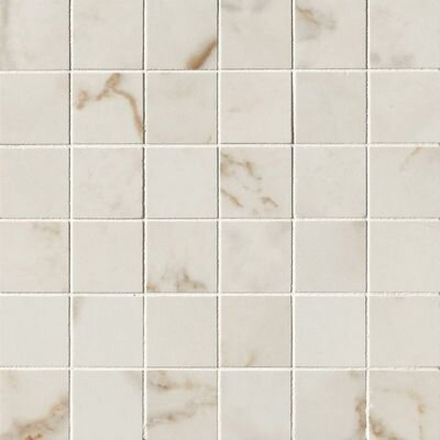 Плитка 30x30 Roma G Calacatta Delicato Gres Macromosaico Fqj5 белый мрамор Fap Ceramiche