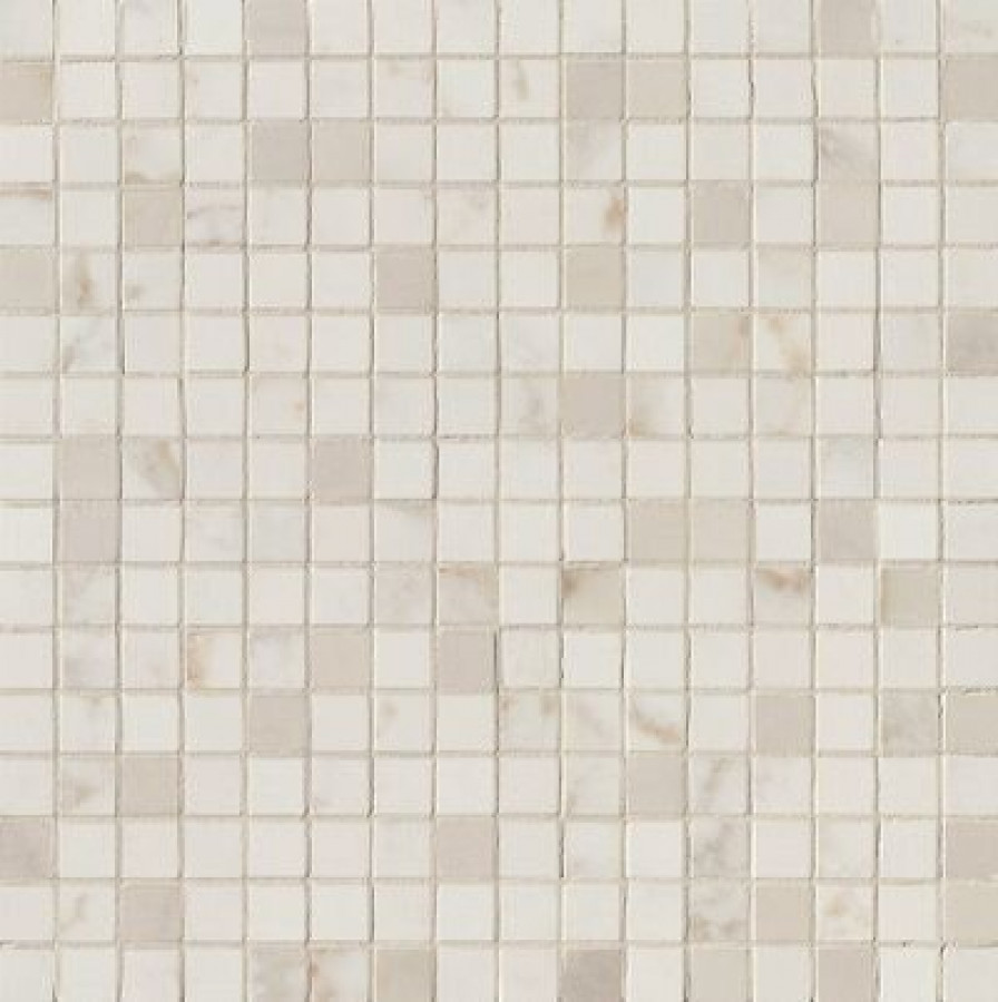 Плитка 31x31 Roma Gold Calacatta Delicato Mosaico Fqkg белый мрамор Fap Ceramiche