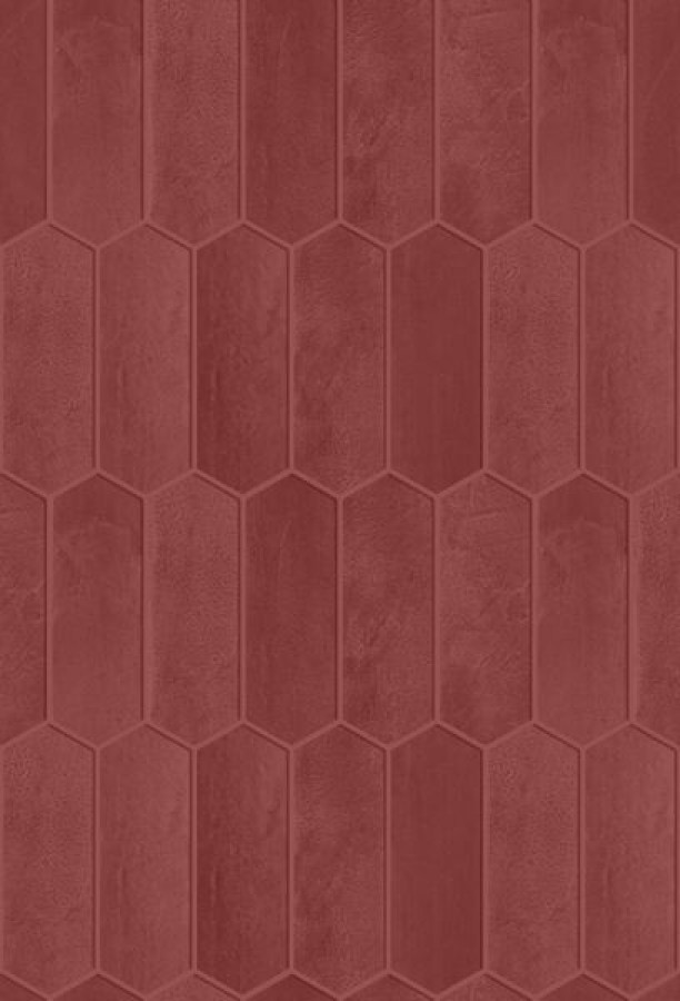 Плитка 30x29 True Color Bordeaux Vintage Mosaico Ftff красный краска, штукатурка, однотонная Fap Ceramiche