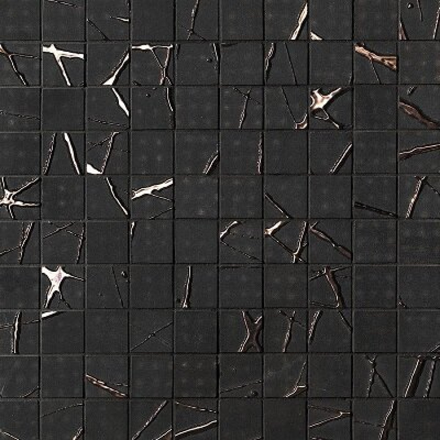 Плитка 30x30 10мм Rooy Dark Web Mosaico Fomw темно-серый Fap Ceramiche