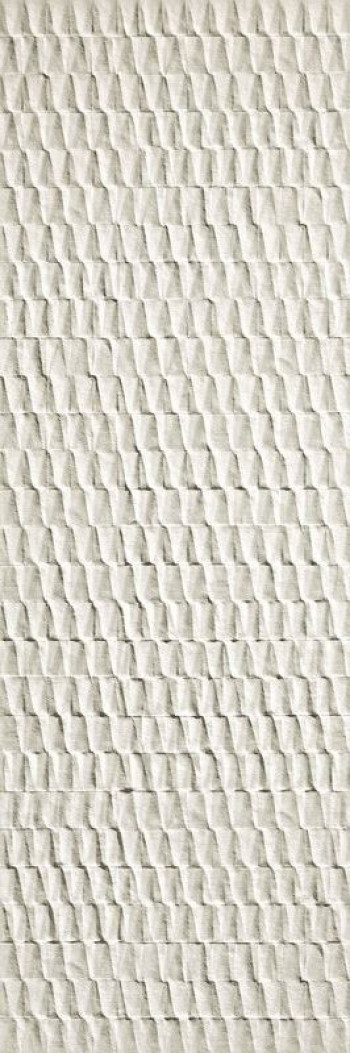 Плитка 92x31 9мм Lumina Stone Edge Light Foiq с рельефом белый камень Fap Ceramiche