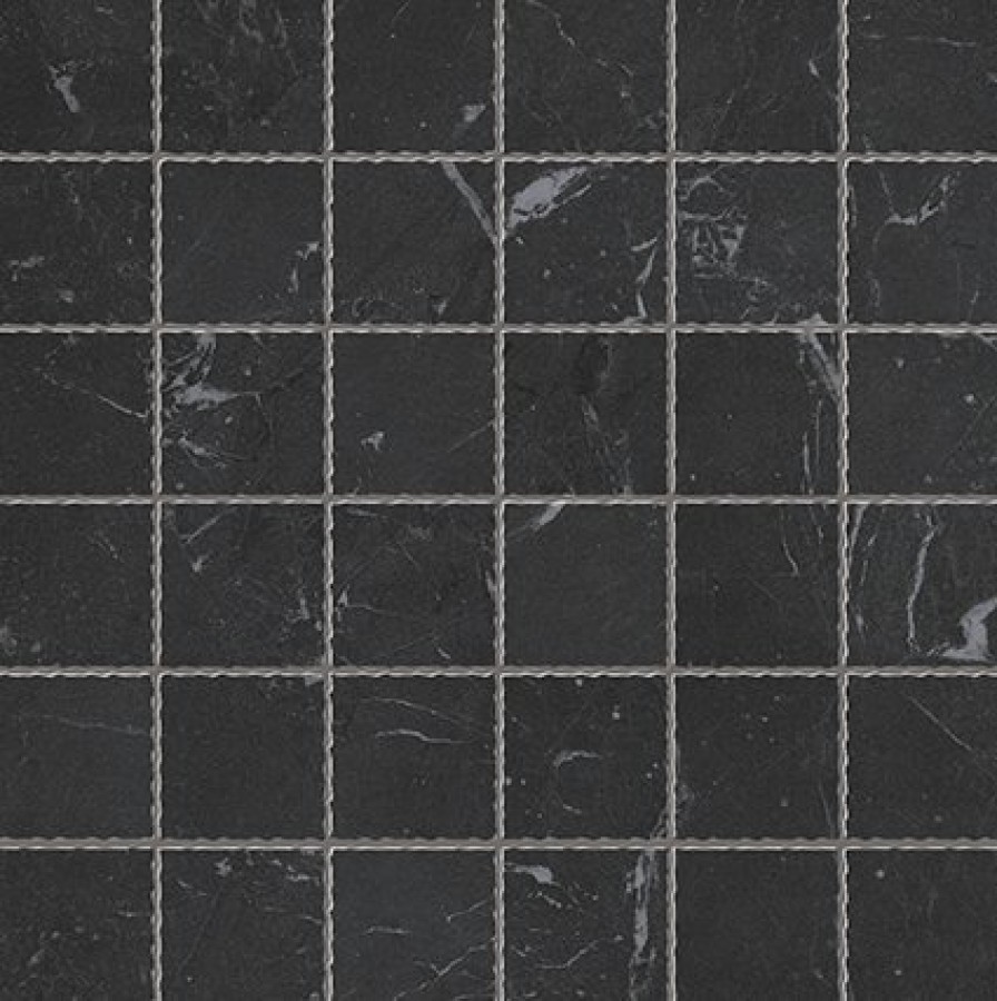 Плитка Roma Grafite Macromosaico Flz6 черный 30x30 9мм Fap Ceramiche