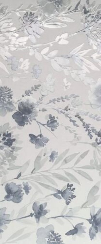 Плитка Milano Mood Flower Blu Fqdc белый с рисунком, краска, штукатурка, под обои 120x50 Fap Ceramiche