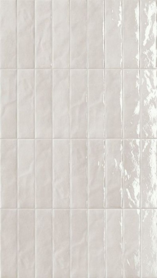 Плитка Glim Ghiaccio Brillante Frmr глянцевая белый однотонная, краска, штукатурка 24x6 Fap Ceramiche