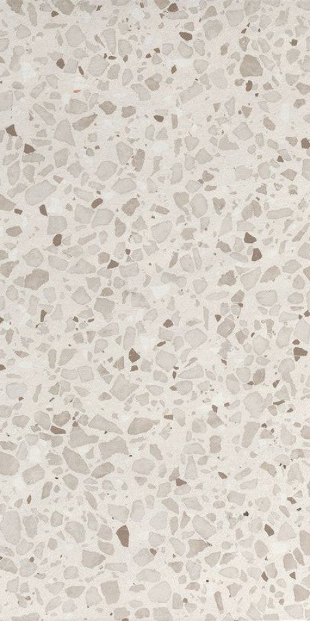 Плитка Glim Bianco Matt R10 Frxx матовая серый, белый терраццо, камень 60x30 Fap Ceramiche