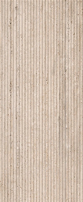 Плитка Materia Classica Groove Beige Matt Ftp0 3d бежевый травертин, терраццо, камень 120x50 Fap Ceramiche