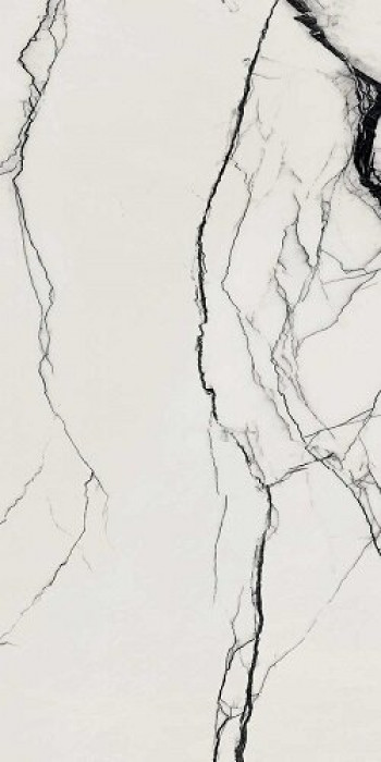 Плитка 120x60 6мм B&w Breach Naturale R9 Ret 765586 матовая белый мрамор Floor Gres