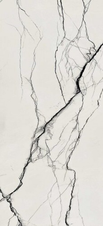 Плитка B&w Breach High-Glo Ret 765533 глянцевая белый мрамор 280x120 6мм Floor Gres