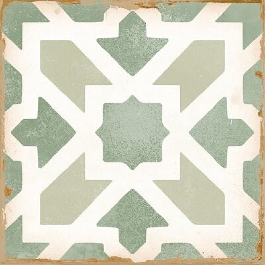 Плитка Casablanca Malik 29421 матовая зеленый 13x13 Harmony
