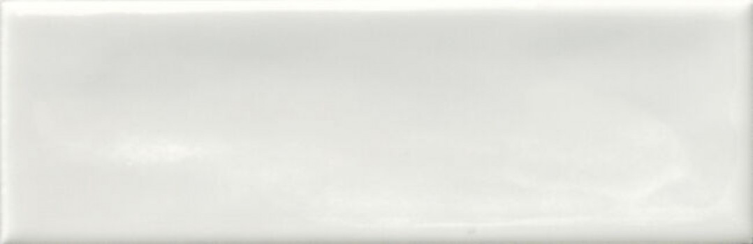 Плитка Glint White 37818 глянцевая белый однотонная 15x5 Harmony