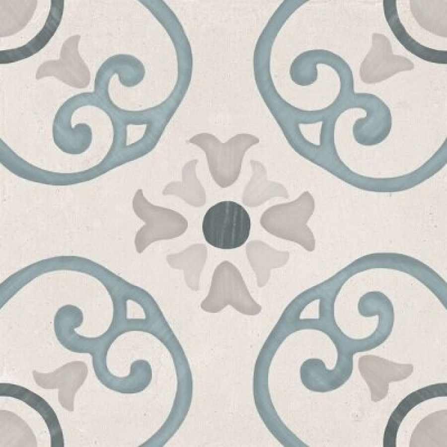 Плитка 22x22 10мм Sirocco Blue Dhalia 22,3 32923 матовая белый краска, штукатурка Harmony