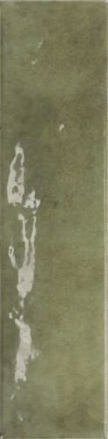 Плитка 25x6 Bari Green 35261 глянцевая зеленый краска, штукатурка Harmony