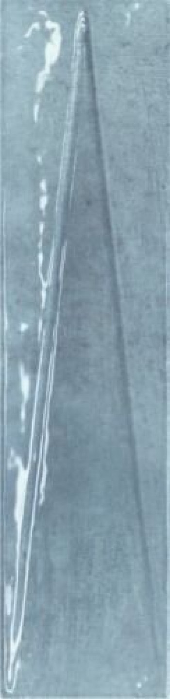 Плитка 25x6 Bari Blue Decor 35268 глянцевая голубой краска, штукатурка Harmony