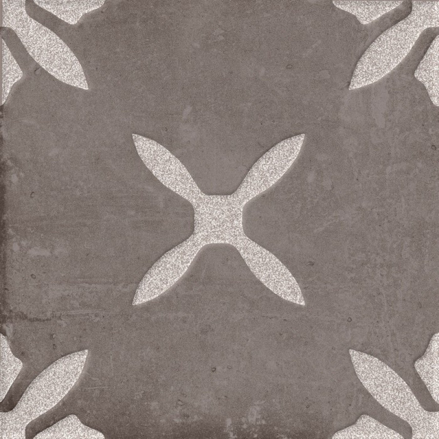 Плитка 22x22 Pangea Chocolate Flower Lt 40457 коричневый краска, штукатурка, с рисунком Harmony