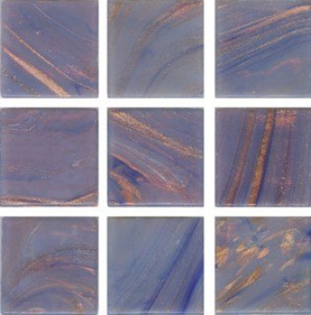 Мозаика 32x32 Irida 1040 5 ,стеклянная I10.40(5) фиолетовый с золотом Irida