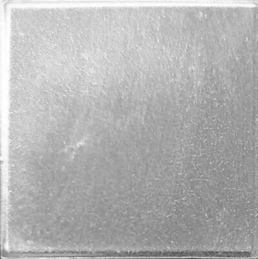 Мозаика 2x2 4мм 20Fobl Формованное Белое Гладкое Золото,стеклянная 20Fobl серебряный Irida