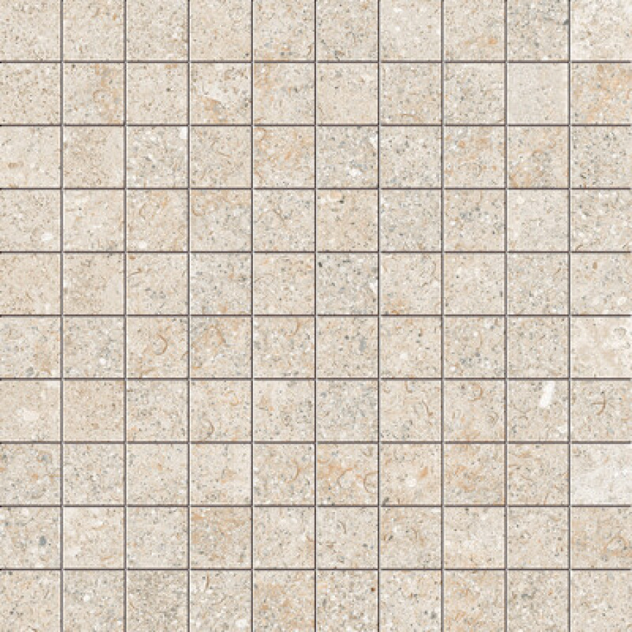Плитка 30x30 9мм Brystone Ivory Mosaico R9 Ass Dym3 Keope Ceramiche