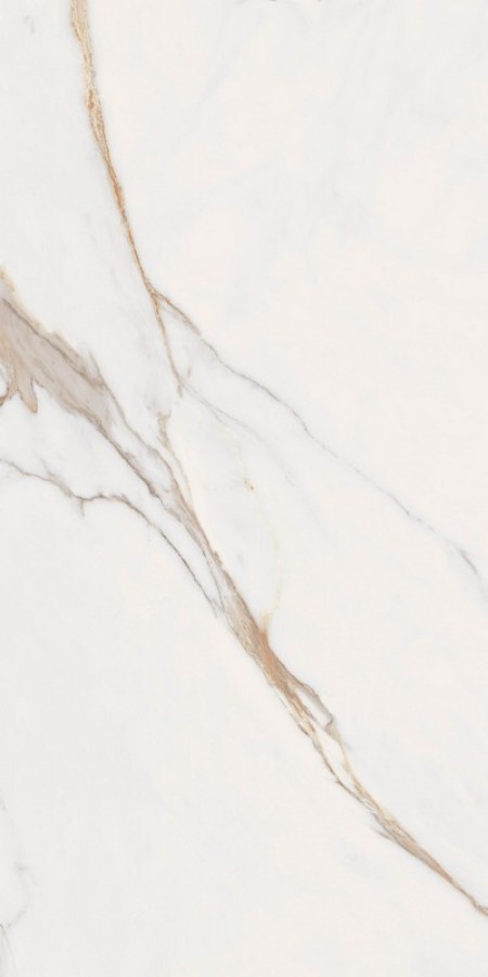 Плитка Elements Lux Calacatta Gold Nat 28A2 белый мрамор 120x60 9мм Keope Ceramiche