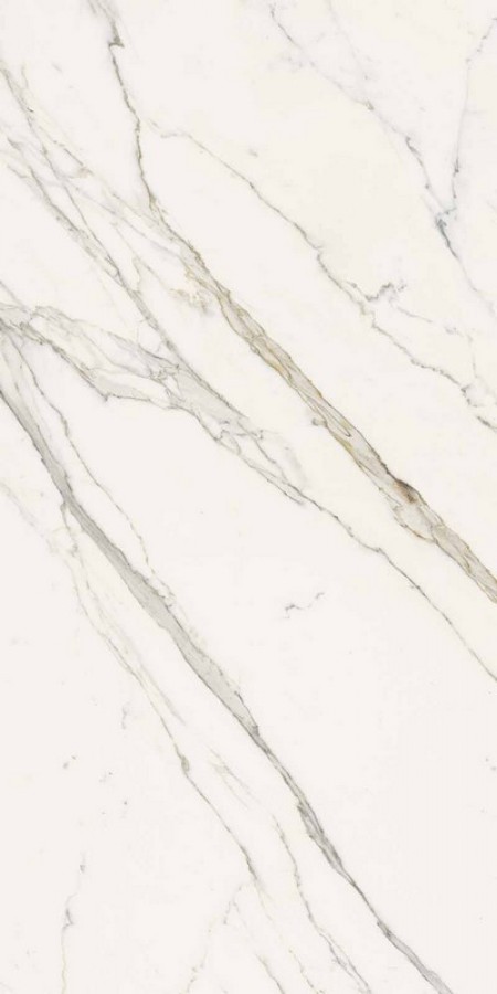 Плитка Elements Lux Calacatta Statuarietto Lappato 2A39 глянцевая белый мрамор 120x60 9мм Keope Ceramiche