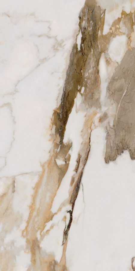 Плитка 9Cento Alba Oro Lappato F9D5 белый 120x60 9мм Keope Ceramiche