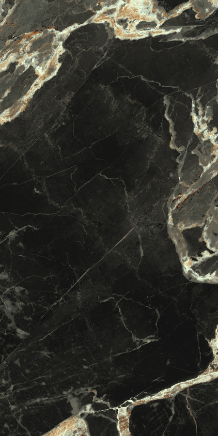 Керамогранит 120x60 Marmi Siciliani Black Gold Lap Ret полированная 8мм La Fabbrica