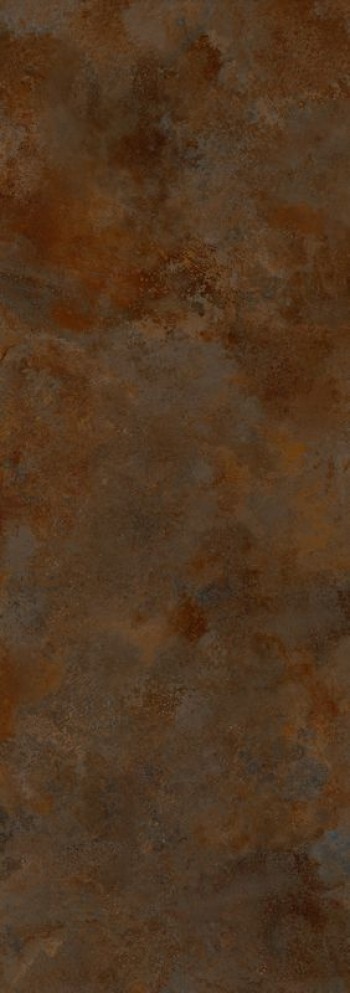 Плитка Ossido Bruno 5 Lamf007031 матовая коричневый металл 300x100 6мм Laminam