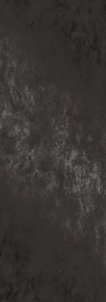 Плитка Oxide Nero 3+ Lamf001461 лаппатированная черный металл 300x100 4мм Laminam