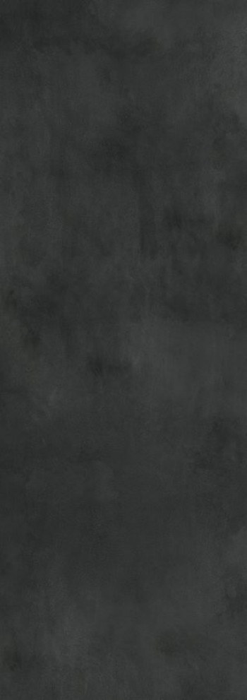 Плитка 300x100 6мм Calce Nero 5 Lamf007015 матовая черный бетон, цемент Laminam
