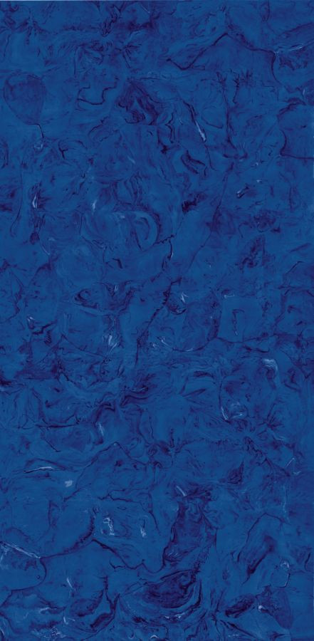 Плитка 324x162 13мм Fluidosolido Blu Lucidato 12+ Lamff00715 глянцевая синий краска, штукатурка, с рисунком Laminam