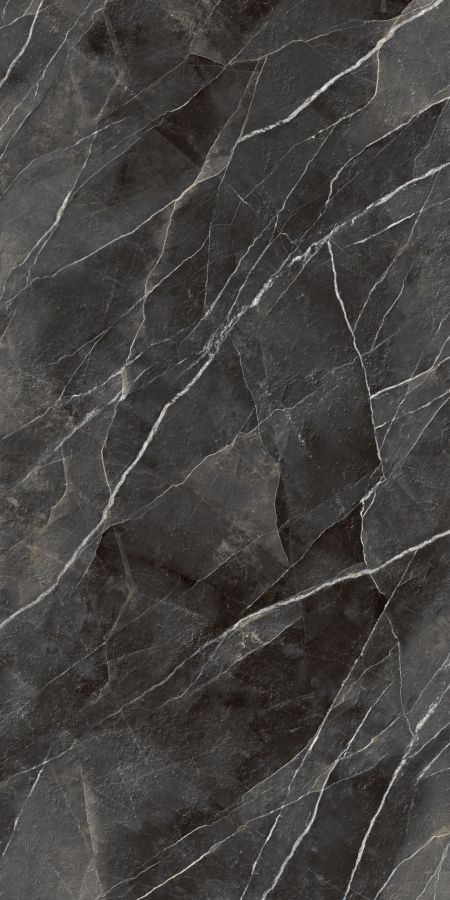 Плитка 324x162 13мм Diamond Calacatta Black Lucidato Starlit Bm 12+ Lamffm0209 Laminam