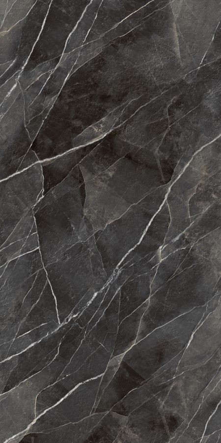 Плитка 324x162 13мм Diamond Calacatta Black Bocciardato Bm 12+ Lamf0M0216 Laminam