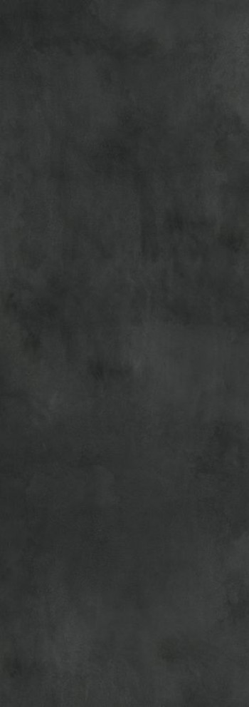 Плитка Calce Nero 3+ Lamf006379 матовая черный бетон, цемент 300x100 4мм Laminam
