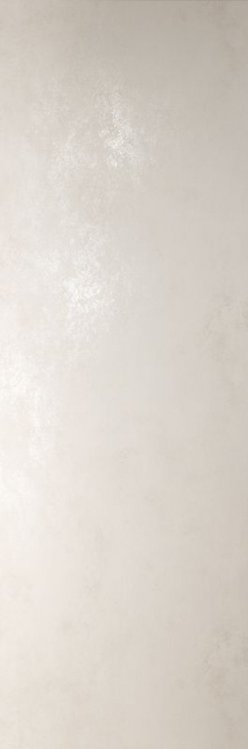 Плитка Oxide Avorio 5 Lamf004035 лаппатированная белый металл 300x100 6мм Laminam