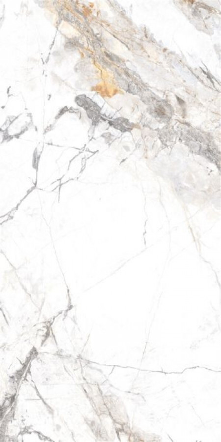 Плитка Invisible Marble Grey Polished Gl Por Tl P15202.6 глянцевая белый мрамор 120x60 8мм Yurtbay