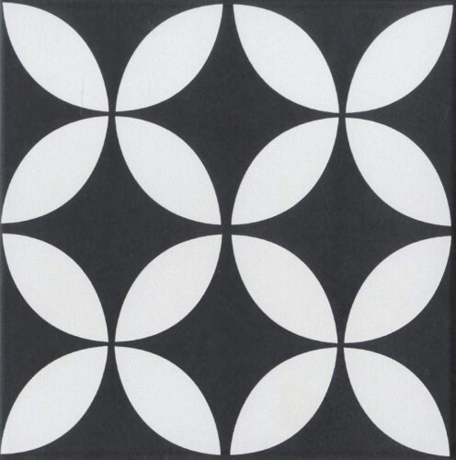 Плитка Stamp Black Glzportl S17612.6 матовая черный краска, штукатурка, бетон, цемент 20x20 9мм Yurtbay