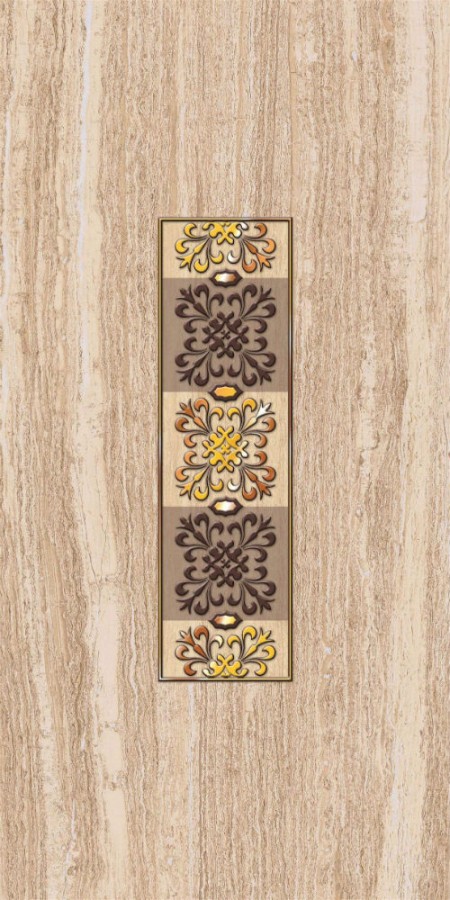 Плитка 60x30 Флоренция декор D глянцевая бежевый Axima