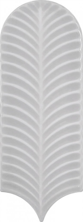 Керамическая плитка CFR000091 Alma Scale White Brillo 22x8 для стен глянцевая Cifre