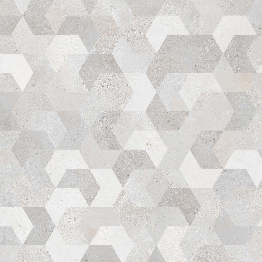 Керамогранит 60x60 Chevron матовая серый Dako