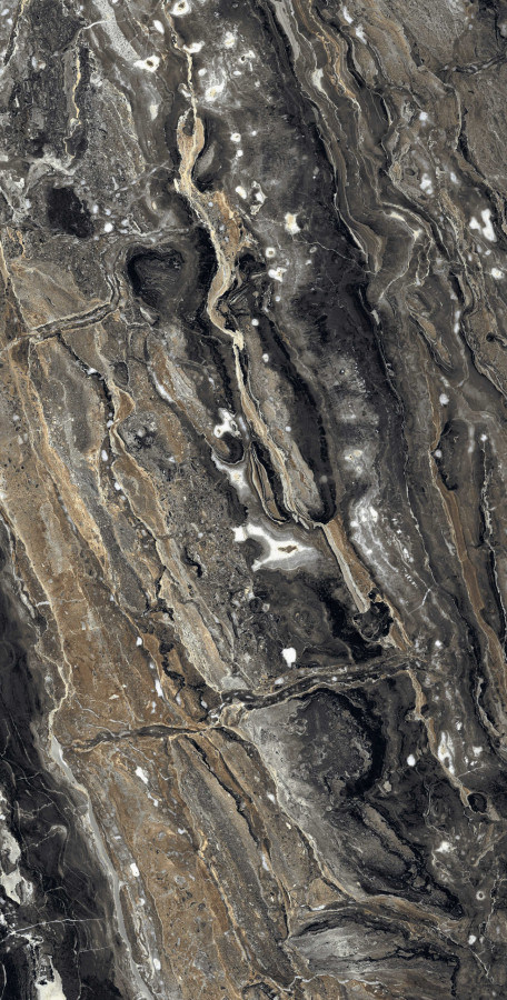 Керамогранит 120x60 7мм Amina Brown high gloss см 7мм супер глянец коричневый A-Ceramica